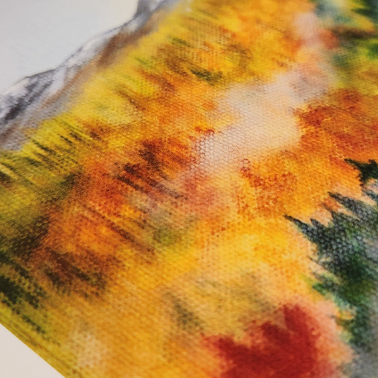 Alaska's Light Amid Fog! Print 8 in x 16 in