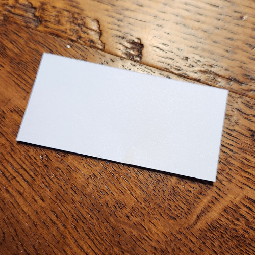 Alaska's Light Amid Fog! 3" x 1.49" Rectangle sticker