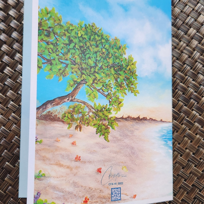 As the Sun Sets! Hawaiian Warmth Greeting Card