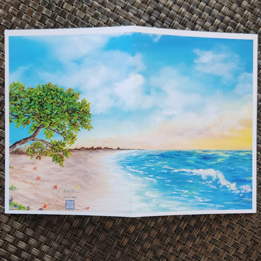 As the Sun Sets! Hawaiian Warmth Greeting Card