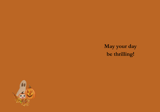 Trick-or-Treating with Friends! Halloween Greeting Card