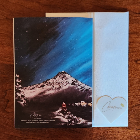 Brilliance in the Night Sky! Alaska's Beauty Greeting Card