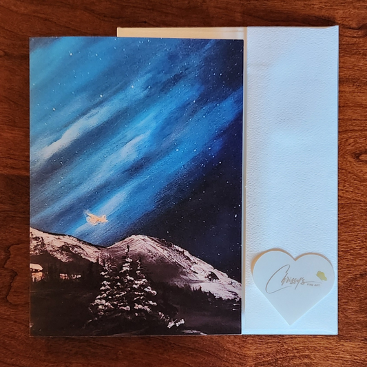 Brilliance in the Night Sky! Alaska's Beauty Greeting Card