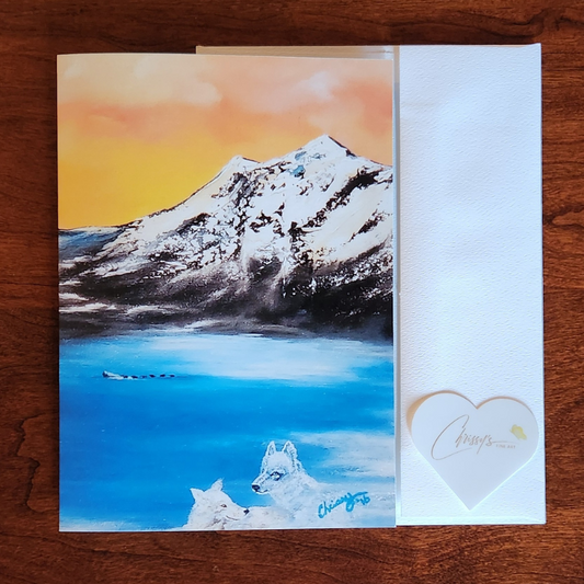 As a Team we Succeed! Alaska's Beauty Greeting Card