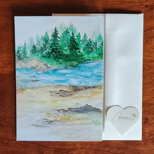 The Beauty of a River! Alaska's Beauty Greeting Card