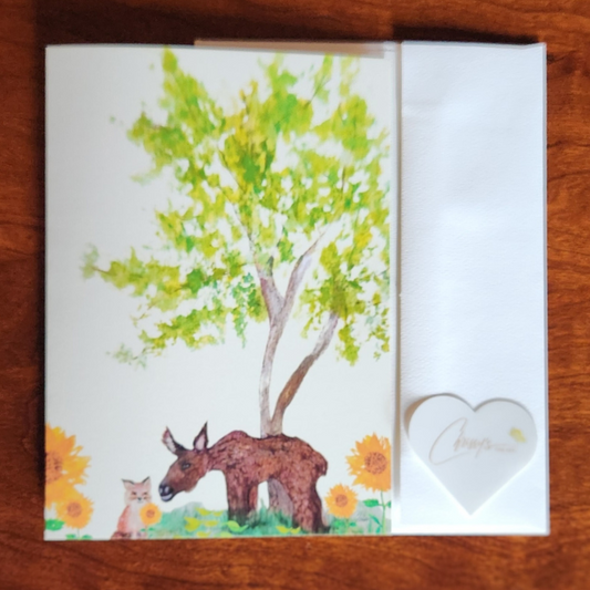 Comfort in Friendship! Alaska's Beauty Greeting Card