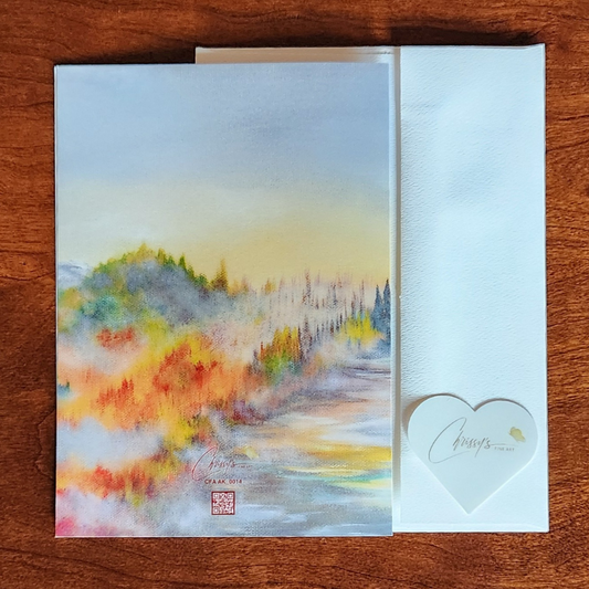 Alaska's Light Amid the Fog! Alaska's Beauty Greeting Card