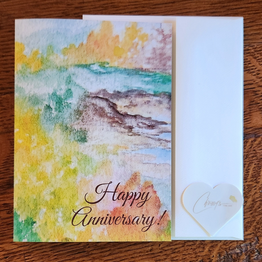 Fall in Love! Anniversary l Fall Greeting Card