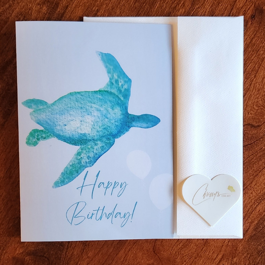 Underwater Celebrations! Birthday Day Greeting Card