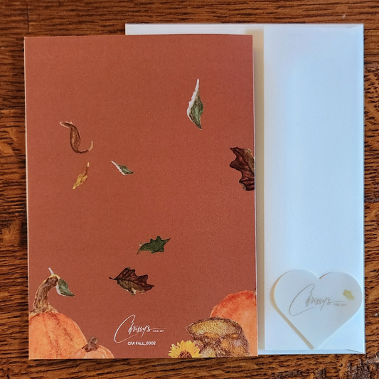 Thank you! Fall Brilliance l Thank you Greeting Card