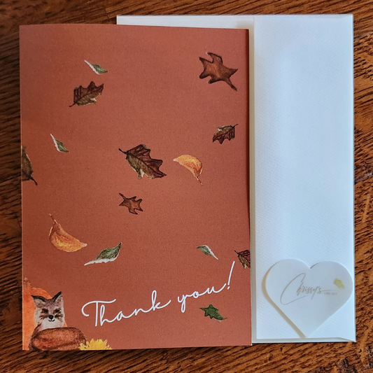 Thank you! Fall Brilliance l Thank you Greeting Card