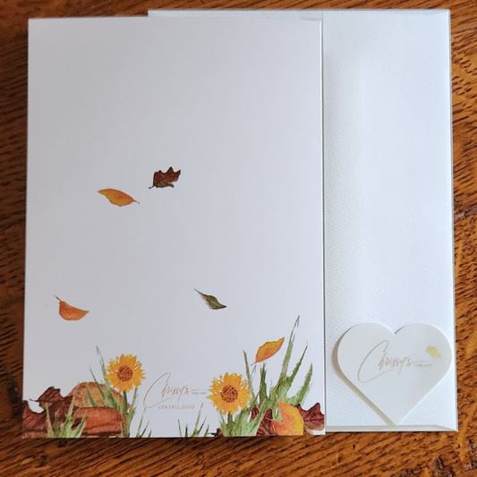 Loves Abundance! Anniversary l Fall Greeting Card