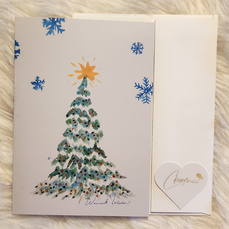 A Tree of Light! Holiday Greeting Card
