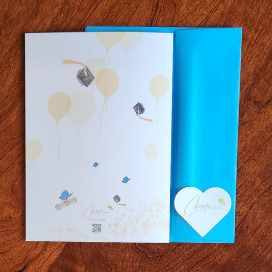 Congrats! Keep Achieving Greatness! Graduation Greeting Card