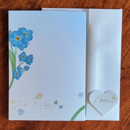 Forget-me-not Beautiful Soul! Sympathy Greeting Card