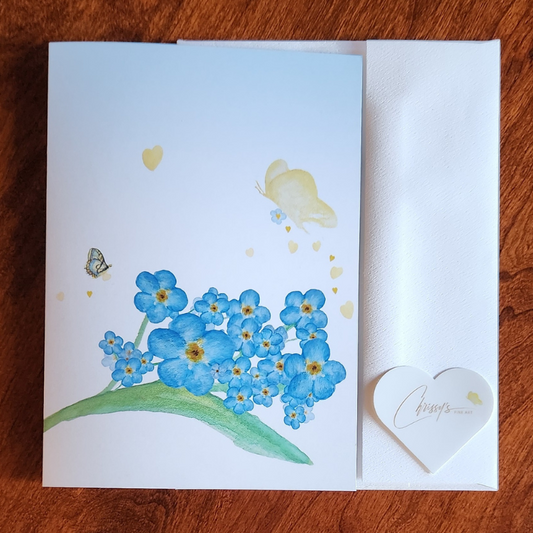 Forget-me-not Beautiful Soul! Sympathy Greeting Card