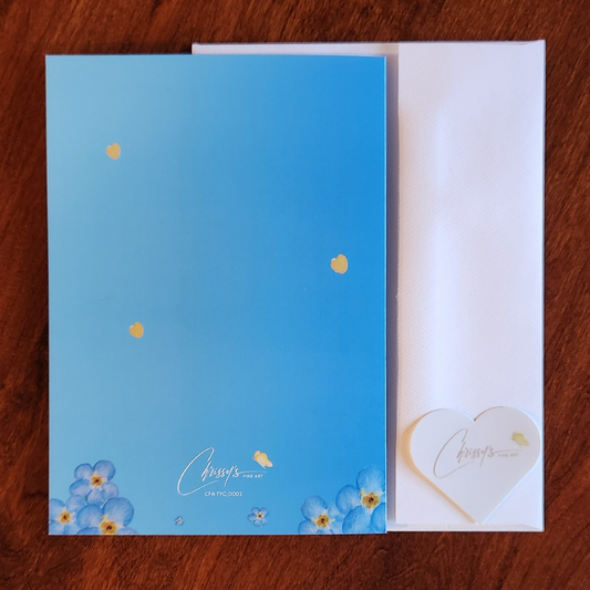 Forget-me-not! Thank You Greeting Card