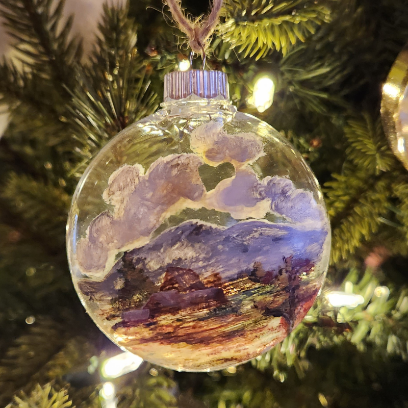Hatcher Pass Alaska Disc Ornament!