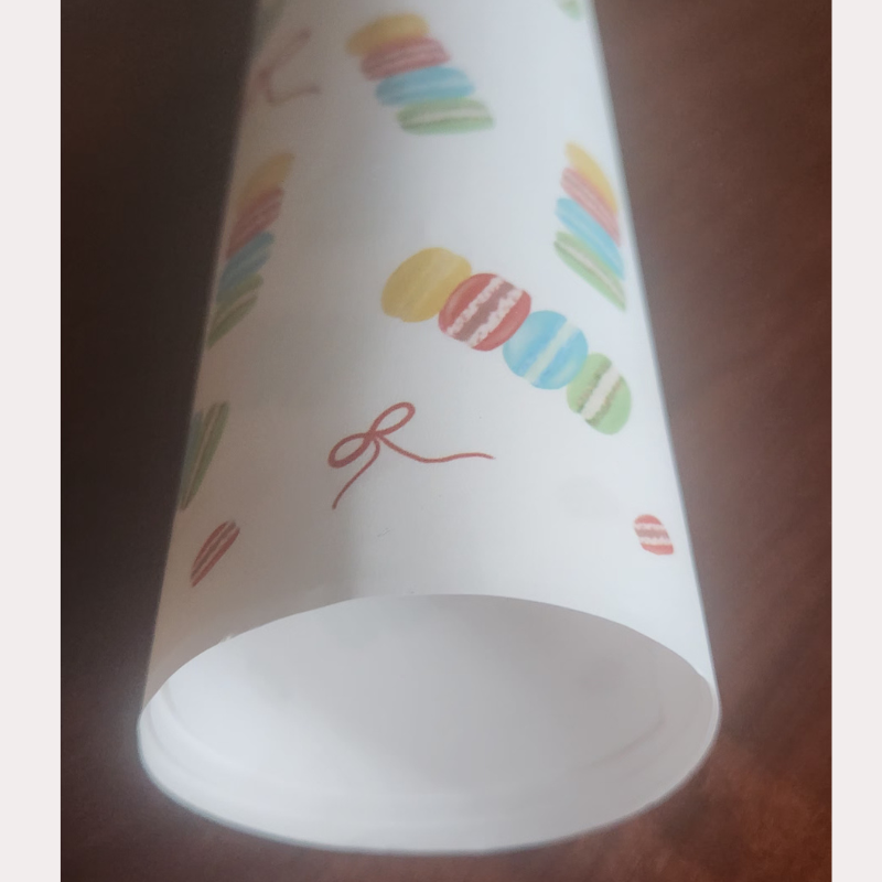 Holiday Macaroons and Red Ribbons! Gift Wrap Sheets, Pack of 3