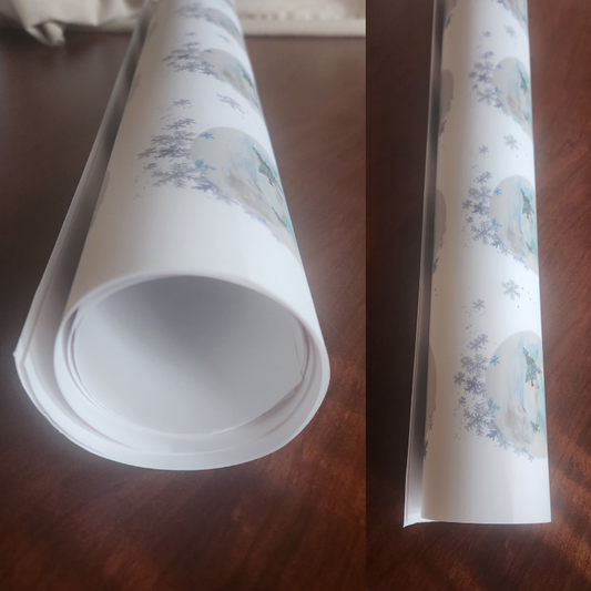 Holiday Wishes! Gift Wrap Sheets, Pack of 3