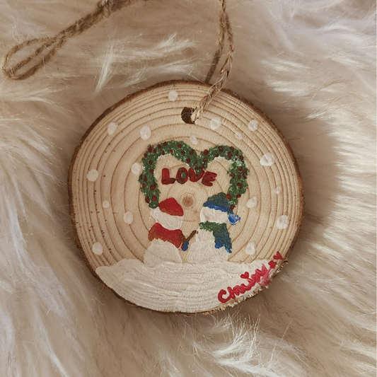 Feelings of Home! Pinewood Ornament