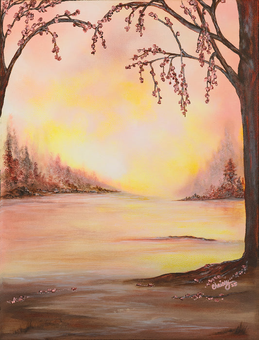 Falling in Love! Original Acrylic Painting 12 in x 16 in