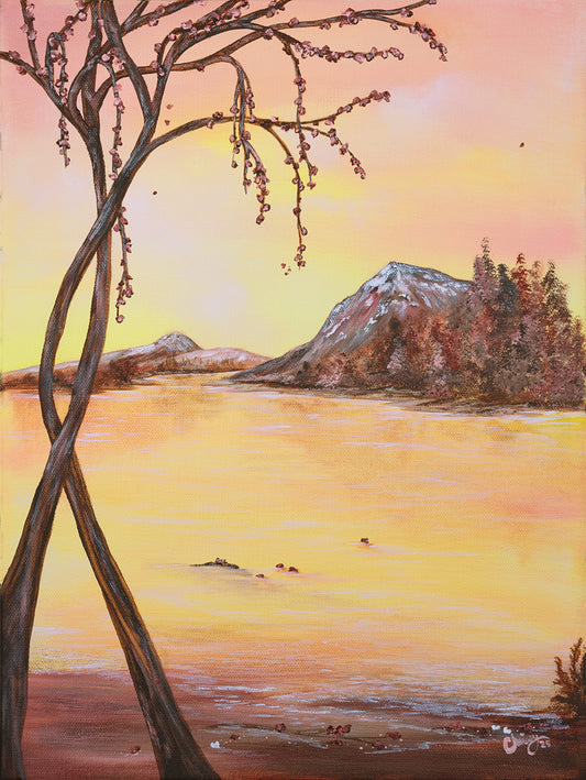 Timeless Love! Original Acrylic Painting 12 in x 16 in