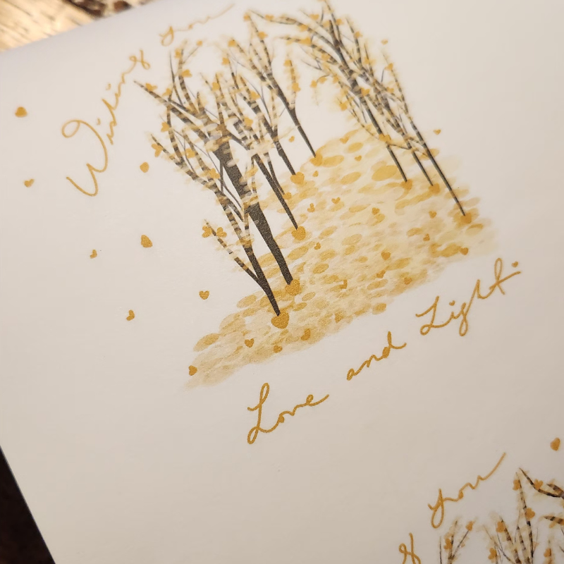 Love and Light! Gift Wrap Sheets, Pack of 3