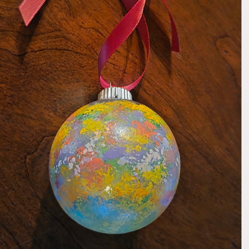 Lush Florals! Round Ornament
