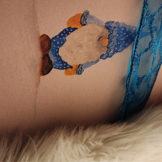 Winter Blue Gnome! Gift Wrap