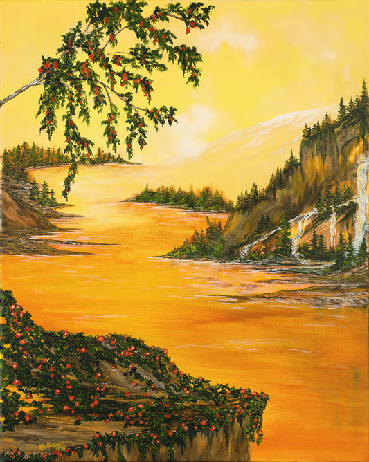 Reciprocity! Original Acrylic Painting 16 in x 20 in