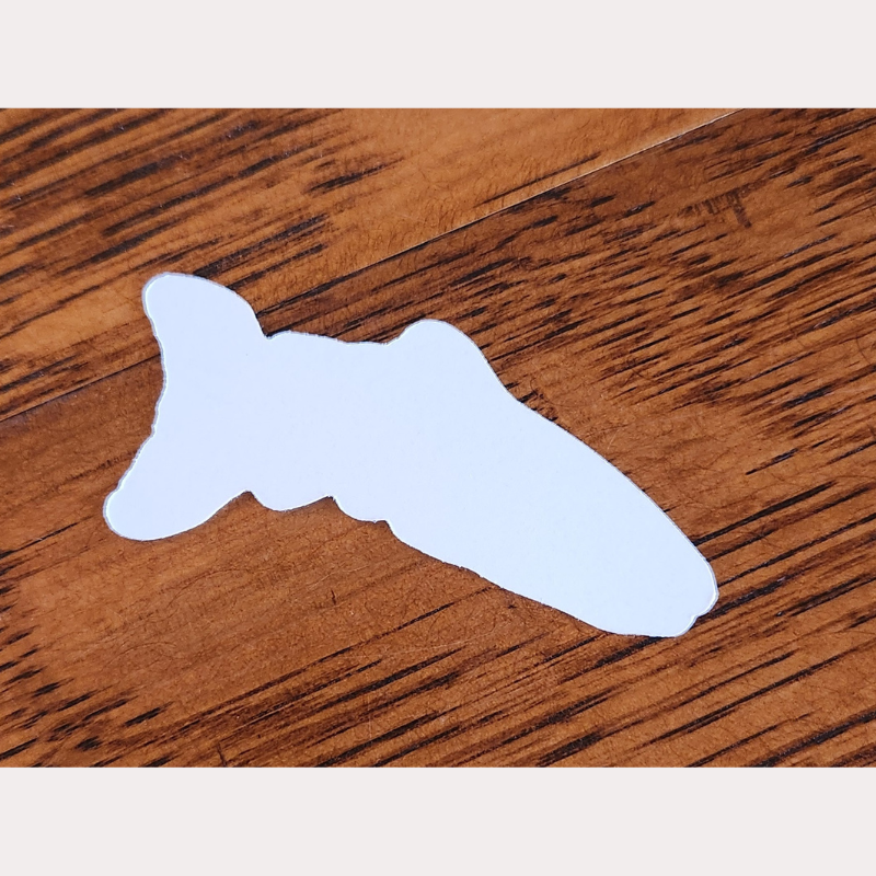 Alaska Sockeye Salmon! 3" x 1.69" Die Cut Sticker