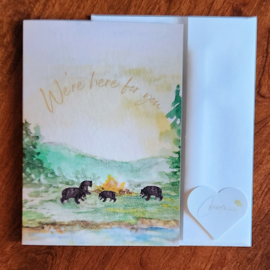 We're Here For You! Get Well Soon Greeting Card