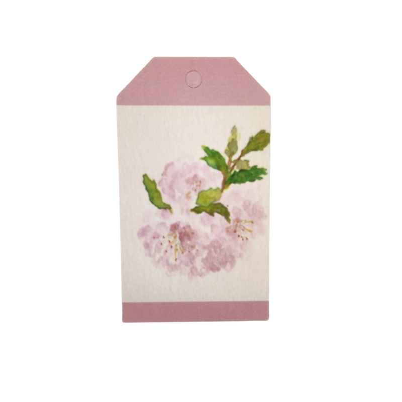 Delicate Petals Wrapping Paper and Gift Tag Set