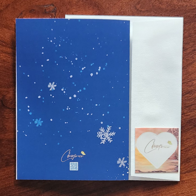 A Magical Winters Evening! Greeting Card