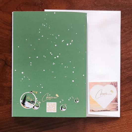 Alaska Holiday Ornament! Greeting Card