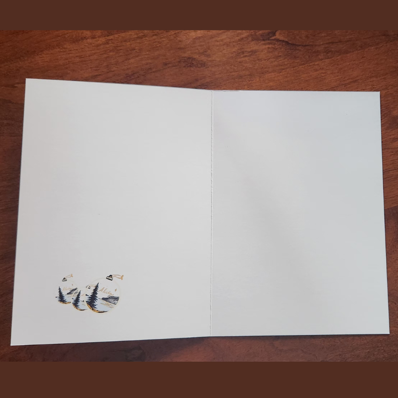 Alaska Holiday Ornament! Greeting Card