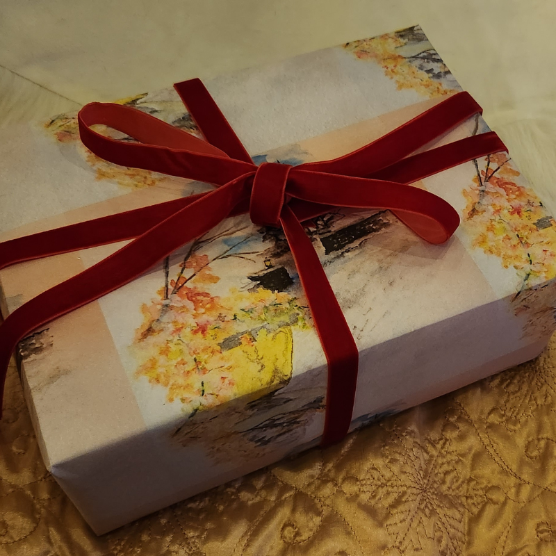 A Winter's Glow! Holiday Gift Wrap