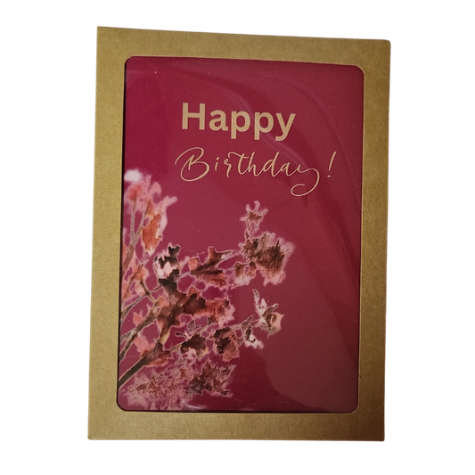 Birthday Wishes! Assorted Boxed Greeting Cards! 6 - Count