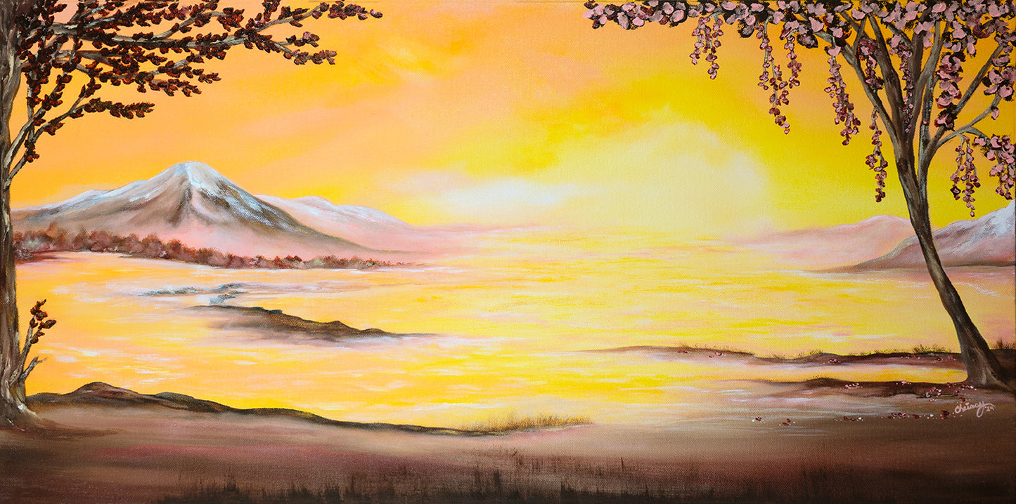 Brilliance! Original Acrylic Painting 15 in x 30 in