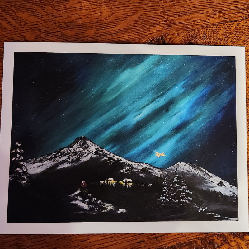 Brilliance in the Night Sky! Print 8 in x 10.5 in