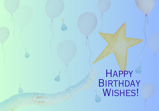 Happy Birthday Wishes! Birthday Greeting Card