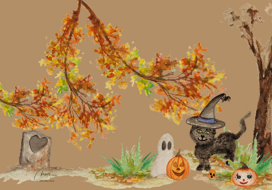 Spooktacular Day with Friends! Halloween Greeting Card