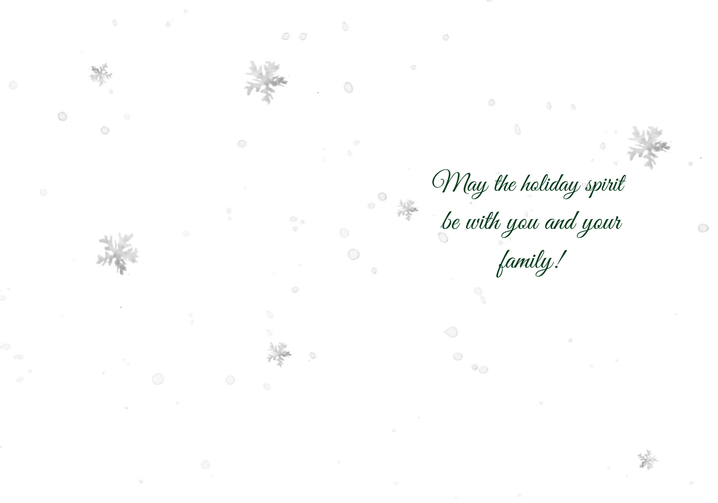 A Winter's Glow! Holiday Greeting Card