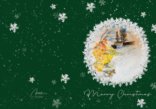 A Winter's Glow! Holiday Greeting Card