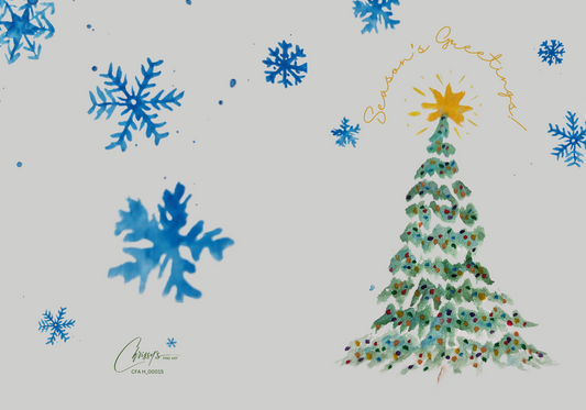 A Tree of Light! Holiday Greeting Card