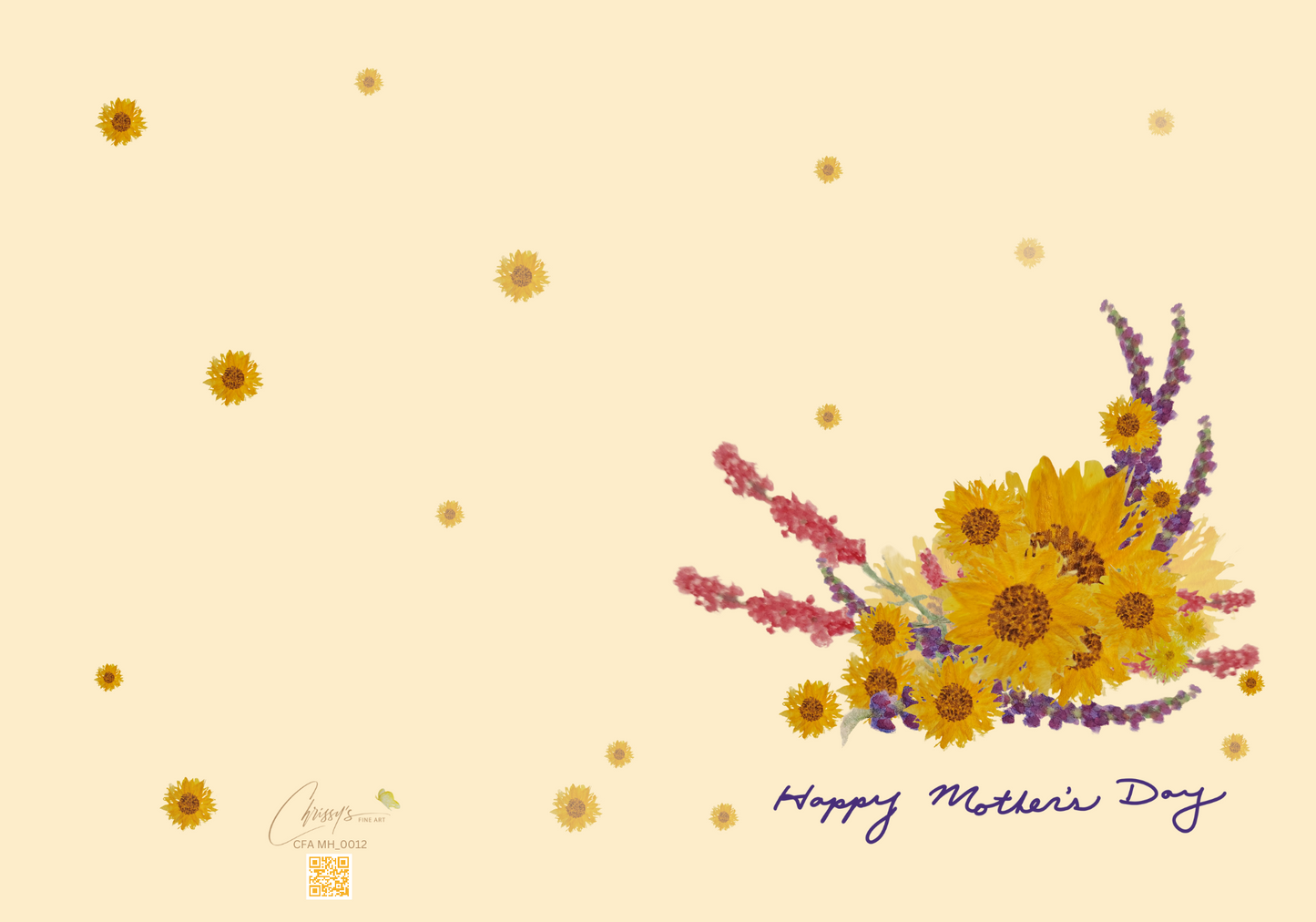 Sunflower Abundance! (Wife) Mother's Day Greeting Card