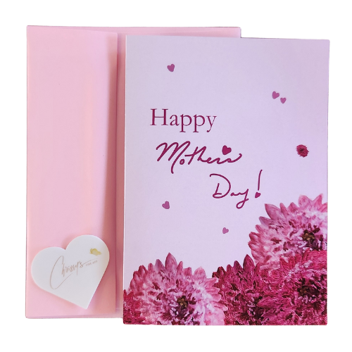 Vibrant Chrysanthemums! Mother's Day Greeting Card