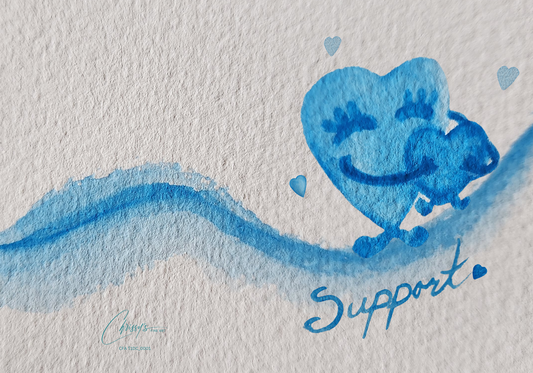Supportive Hearts! Type 1 Diabetes Greeting Card