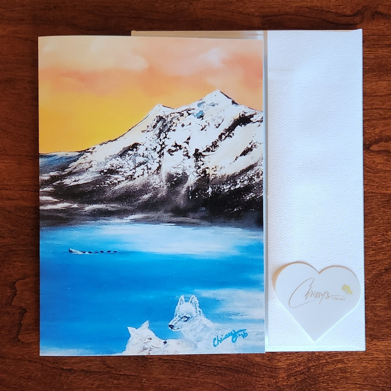 As a Team we Succeed! Alaska's Beauty Greeting Card